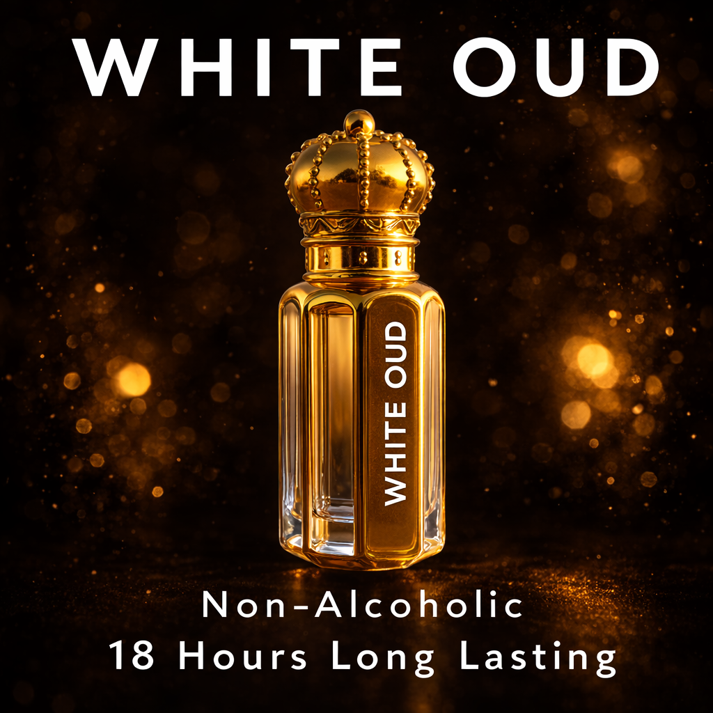 The White Oud Attar - 18ML (12ML BOTTLE FREE)
